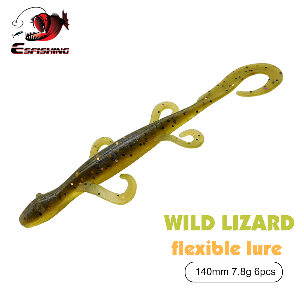 Fishing Lure Spinnerbait - ESFISHING フィッシング ルアー ワイルド リザード 140mm