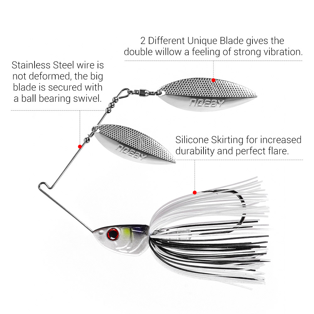 Noby-スピナーベイト10.5g,14g,21g,28g, - Fishing Lure Spinner のレビューと価格
