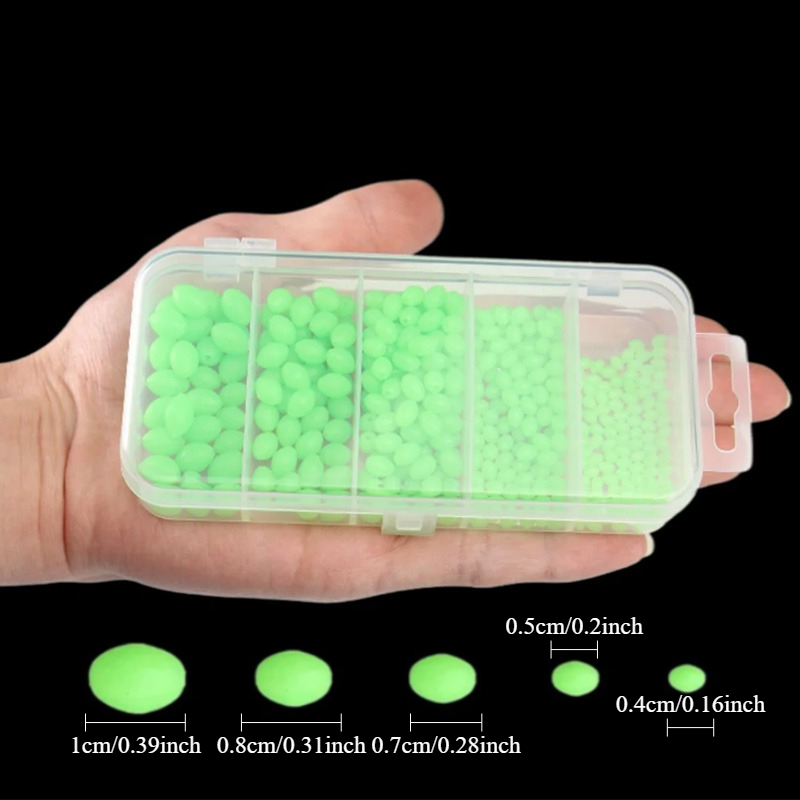 Ackibbik 375個/箱 夜光釣りビーズ 海釣りアクセ - Fishing Lure Making Kit のレビューと価格