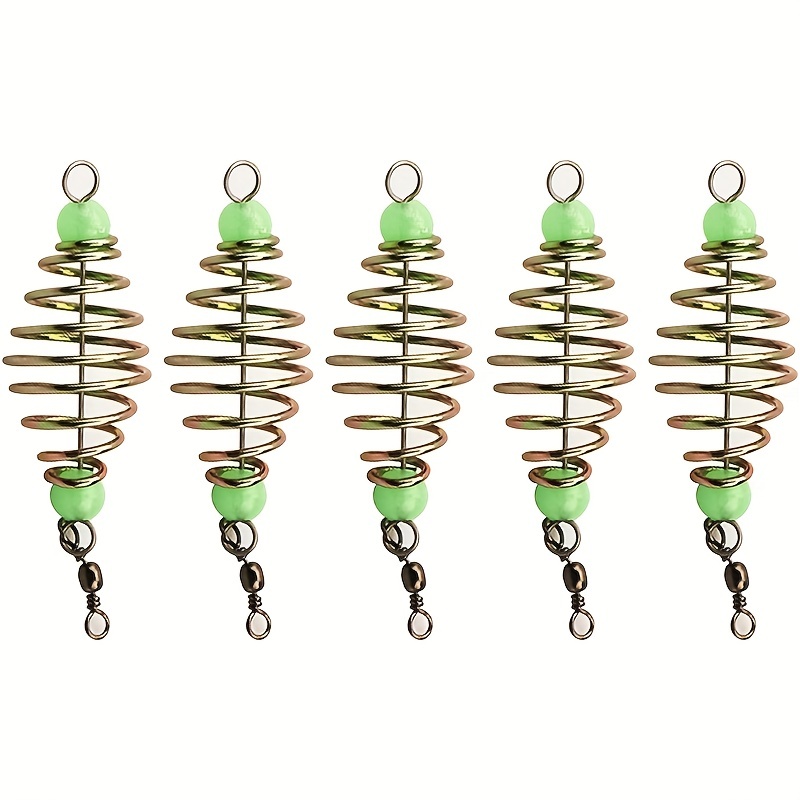 5個入り スプリングフィーダーバスケット 釣り餌トラップケー - Fishing Lure Accessories のレビューと価格