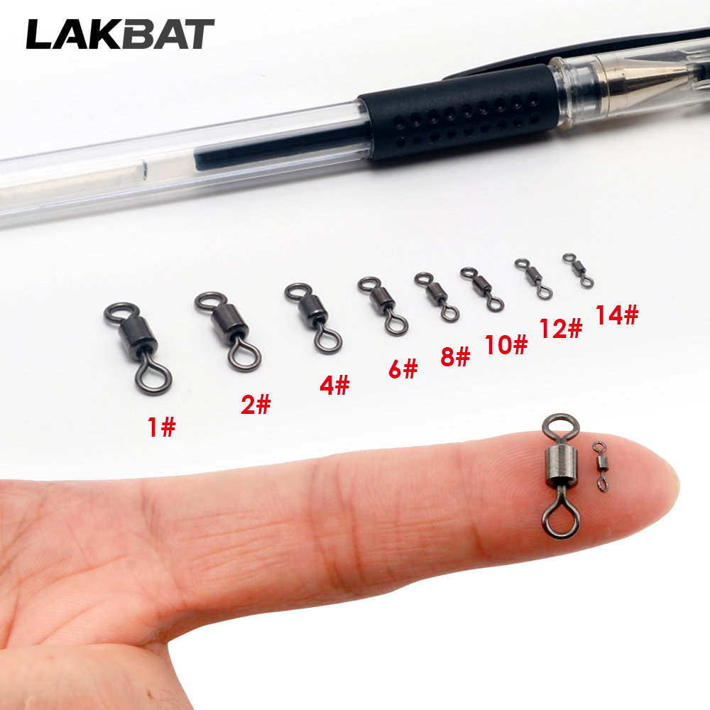 100個入り ステンレス製 釣り用スイベル ベアリング ロー - Fishing Lure Spinner のレビューと価格