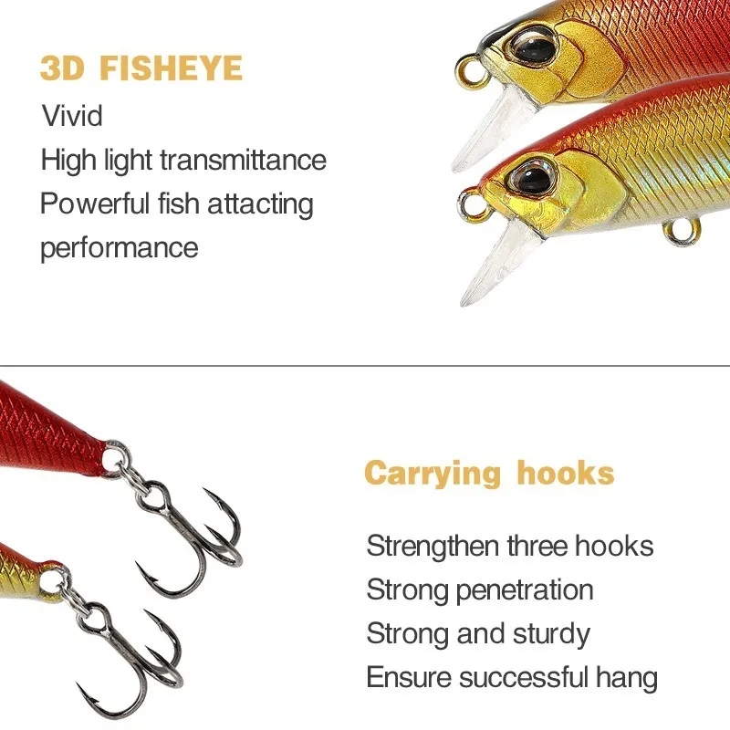 15 個のシンキングミノー釣りルアー ジャークベイト バス  - Fishing Lure Jerkbait のレビューと価格