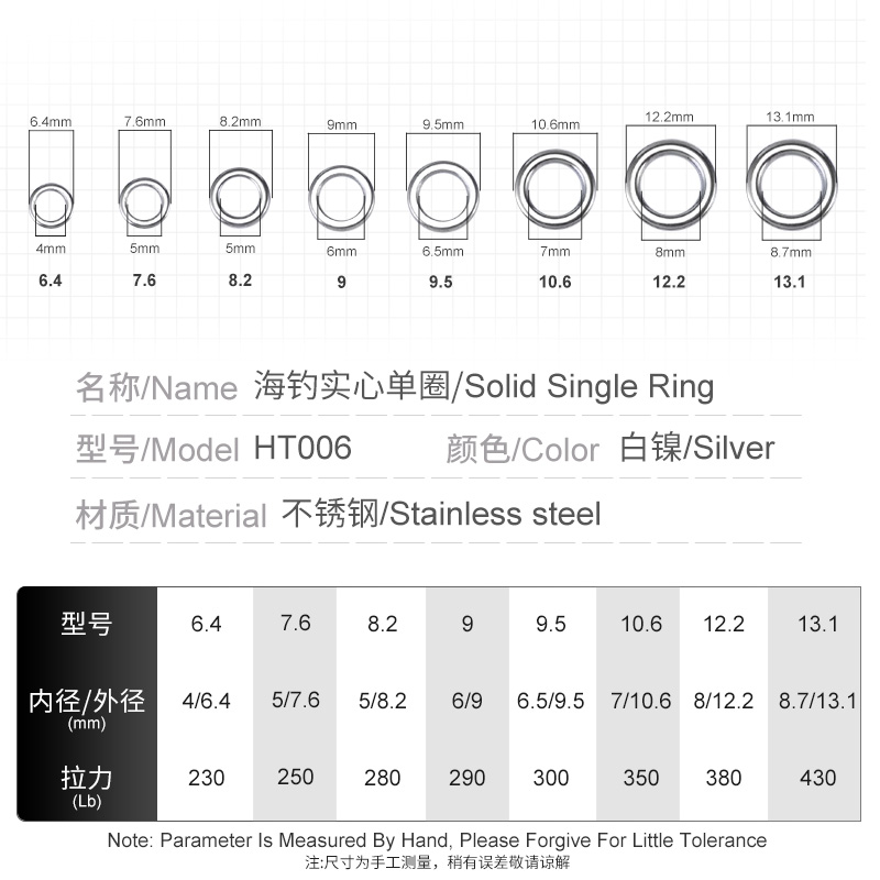 強迫観念-ルアー用のソリッドリング、ソリッドリング、シームレ - Fishing Lure Accessories のレビューと価格
