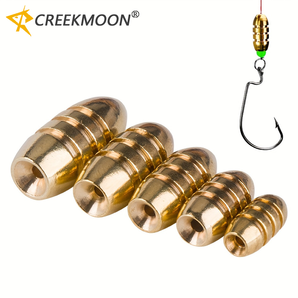 20個入り 真鍮製 銅製 釣り用シンカー ウェイト RIG  - Fishing Lure Accessories のレビューと価格