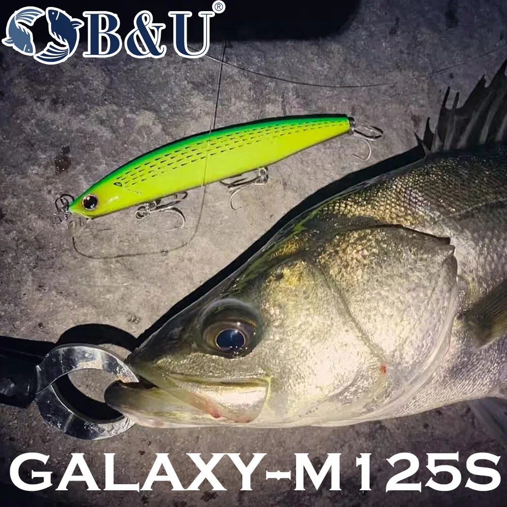 B & u-シンキングハードベイト,125mm,シーバス,ミ - Fishing Lure Jerkbait のレビューと価格