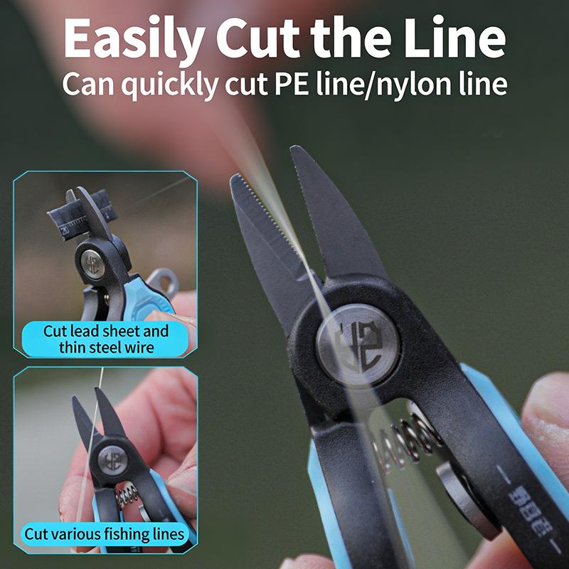 携帯用ステンレス鋼釣り用ルアーシザー、鋸歯状刃、PEラインカ - Fishing Lure Accessories のレビューと価格